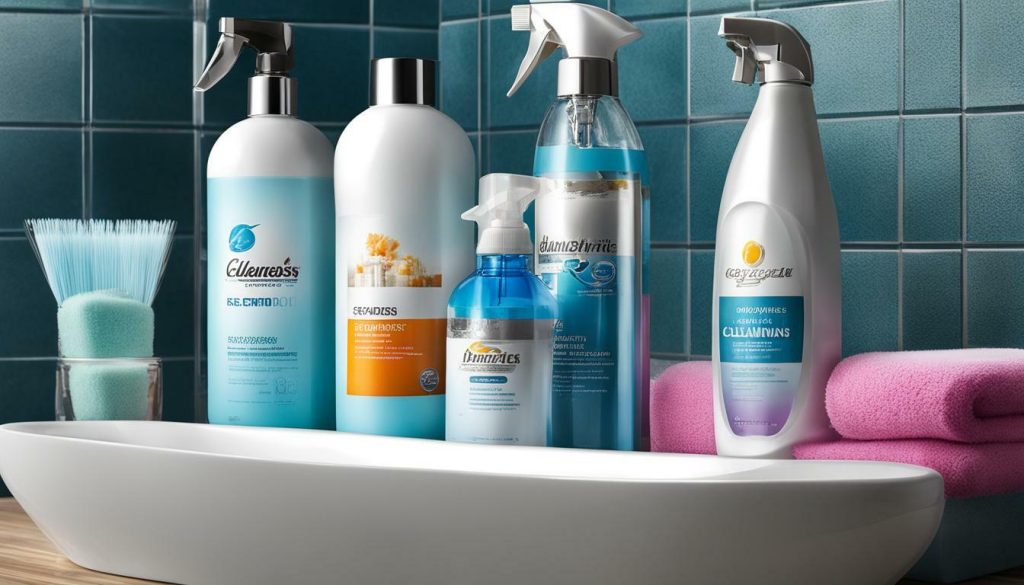 produits de nettoyage pour vitre salle de bain
